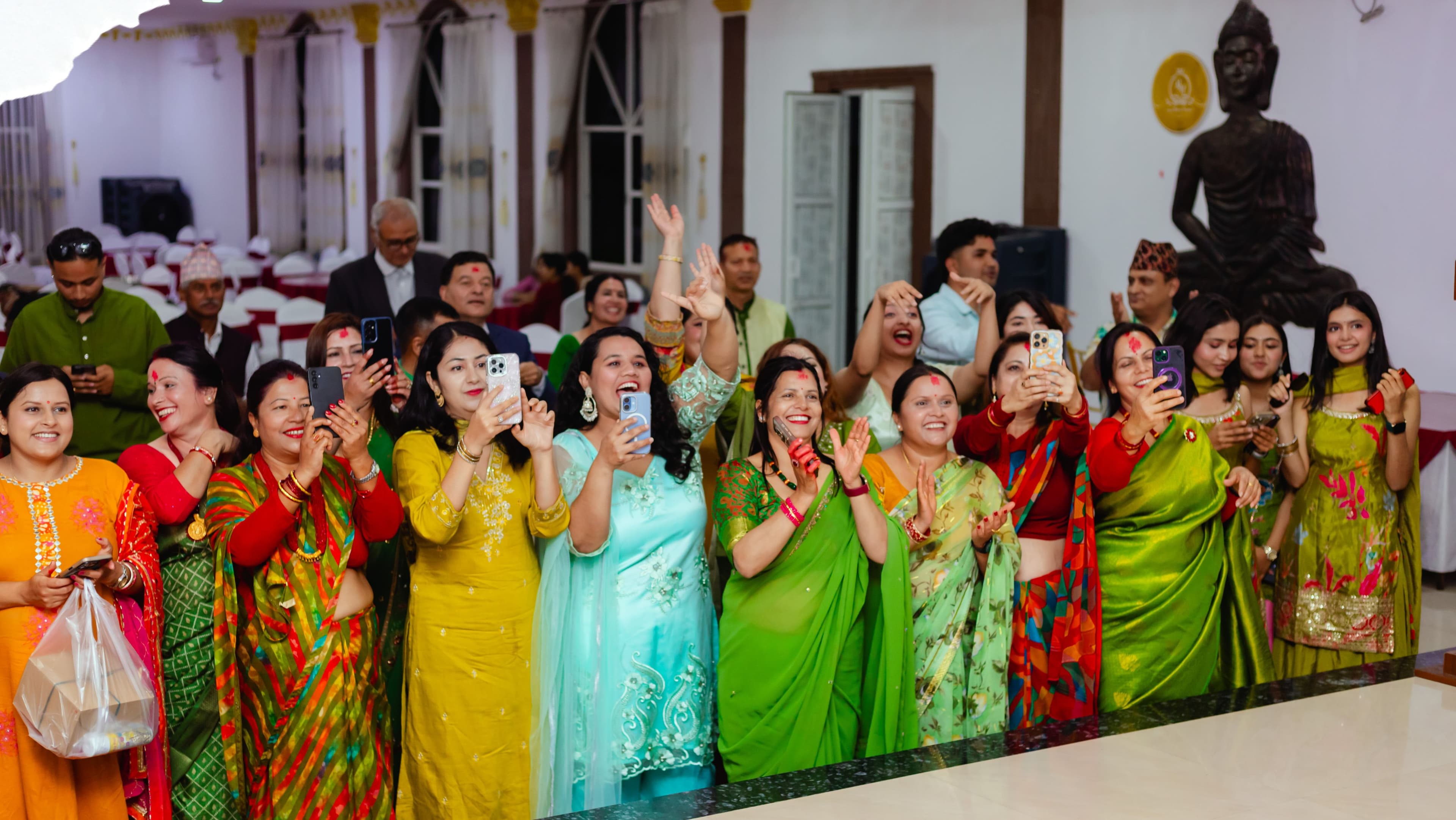 Wedding celebration guests